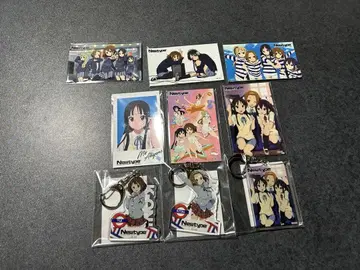 케이온! 15주년 복권 미니 카드 6장, 아크릴 키링 3개