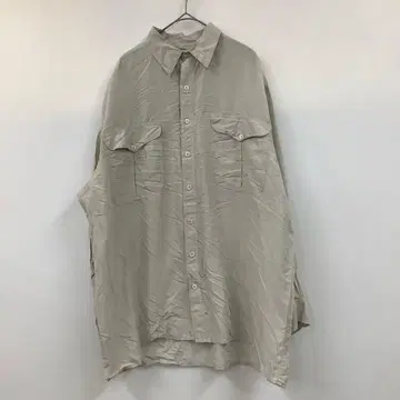 avanti 아반떼 긴팔 셔츠 실크 화이트