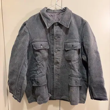 40-50년대 프랑스 헌팅 자켓 동물 버튼