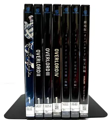 새상품 케이스 수납 오버로드 1기+2기+3기+4기+극장판 27권 DVD