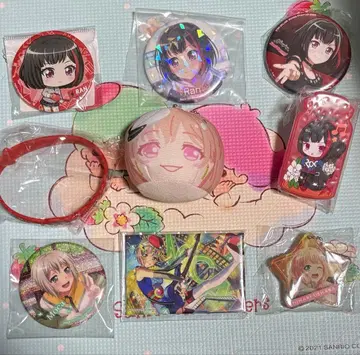 뱅드림 걸파 오만쥬 나나미 란 모카 히마리 캔뱃지 CD 특전