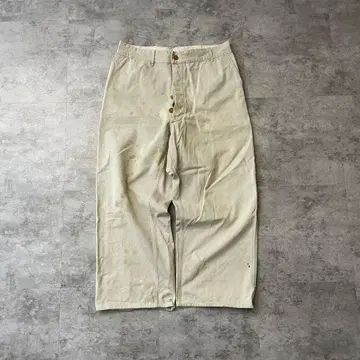 50s 프랑스군 민간 M45 M52 샘플링 치노 팬츠 화이트