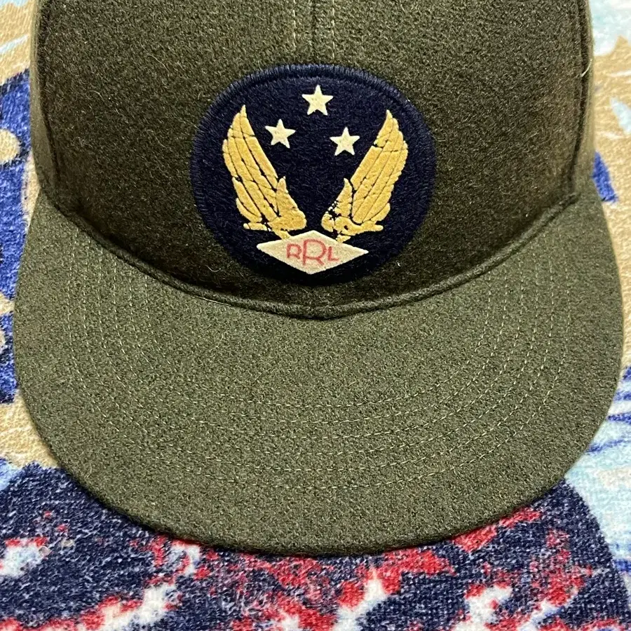 RRL Wing Logo Twill Ball Cap on Bunjang Global Site.