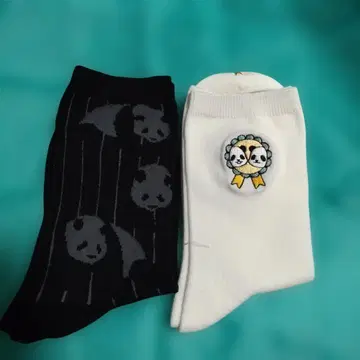 타비오 외 팬더 무늬 양말 2켤레