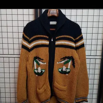 70's CANADA제 Vintage Cowichan Sweater