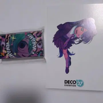 DECO*27 exhibition 아크릴 블록 모니터링 특전