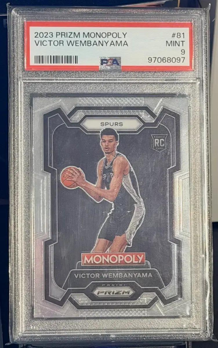 [PSA 9] 빅터 웸반야마 2023 Prizm Monopoly 루키 카