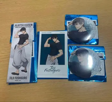 주술회전 대교류전 젠인 토우지 스퀘어 캔뱃지 아트 스티커 캔뱃지