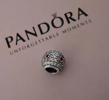 PANDORA 판도라 참 플라워 파베 론델