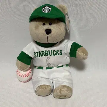 한국 스벅/야구 유니폼/베어리스타 봉제 인형