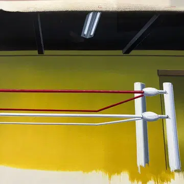 애니메이션 직필 배경화 애니메이션 셀화 링 복싱