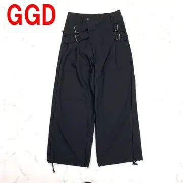 A7270 GGD 지지지디 와이드 팬츠 울 슬랙스 블랙 F