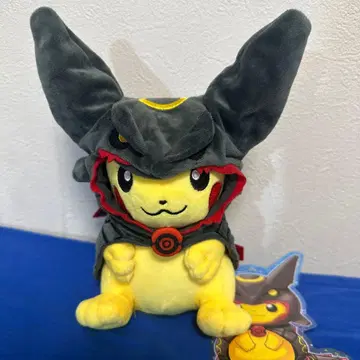 블랙 레쿠자 피카츄 판초 봉제 인형