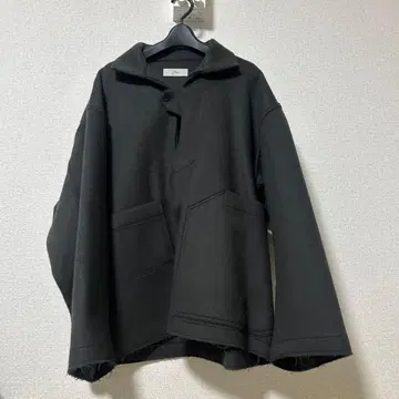 amachi 블랙 자켓 포켓 부착