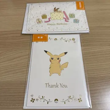 포켓몬 벌스데이 카드 감사 그리팅 카드 미개봉