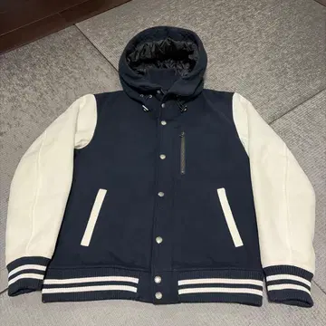 BEAMS HEART 블루종 바시티 자켓 후드티 빔즈