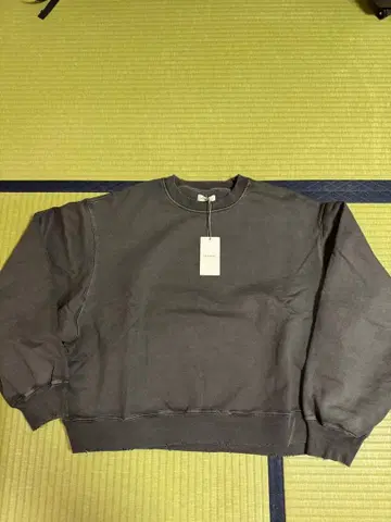 [ clesste ] pigment dyed crew sweat