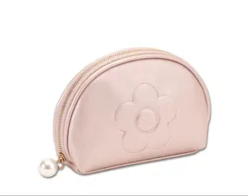 [ 새상품급 ] MARY QUANT 데이지 펄 핑크 파우치 메리 퀀트