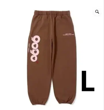 9090girl OG 로고 발렌타인 스웻 팬츠 L