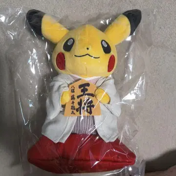 피카츄 봉제 인형 일본장기연맹 후지이 소타 8관 콜라보 포켓몬 왕장