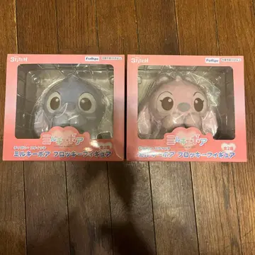 스티치 밀키 포아 플로키 피규어 2종 세트