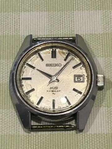 SEIKO KS 4502-7001 수동 와인딩 시계 날짜 표시 포함