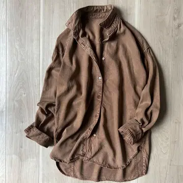 25ss*Plage 플라주 SOFT MILI 셔츠 2way 브라운