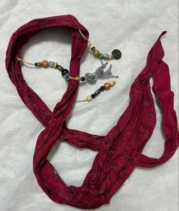 캐리비안의 해적 잭 스패로우 비즈 포함 반다나 디즈니