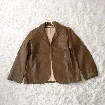 Mr & Mrs MacLeod 브라운 리얼 가죽 자켓 프랑스제 36