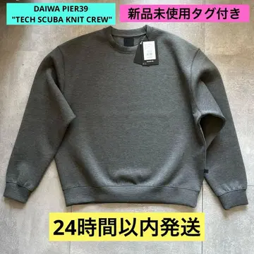 DAIWA PIER39 테크 스쿠버 니트 크루 맨투맨