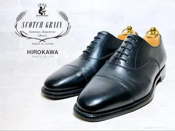 [새상품급] 스코치 그레인 스트레이트 팁 비즈니스 슈즈 25EEEcm