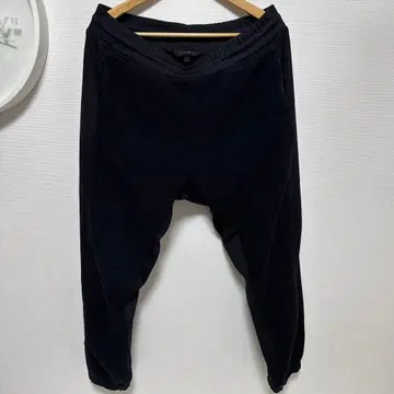 yeezy SEASON3 블랙 플리스 팬츠 L