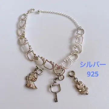 산리오 헬로키티 실버 팔찌 참은 실버 925 은