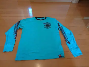 MWS Skull Riders 긴팔 티셔츠 터콰이즈