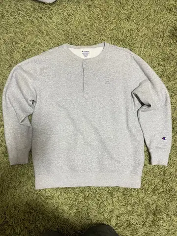 Champion 헨리넥 맨투맨 L 그레이