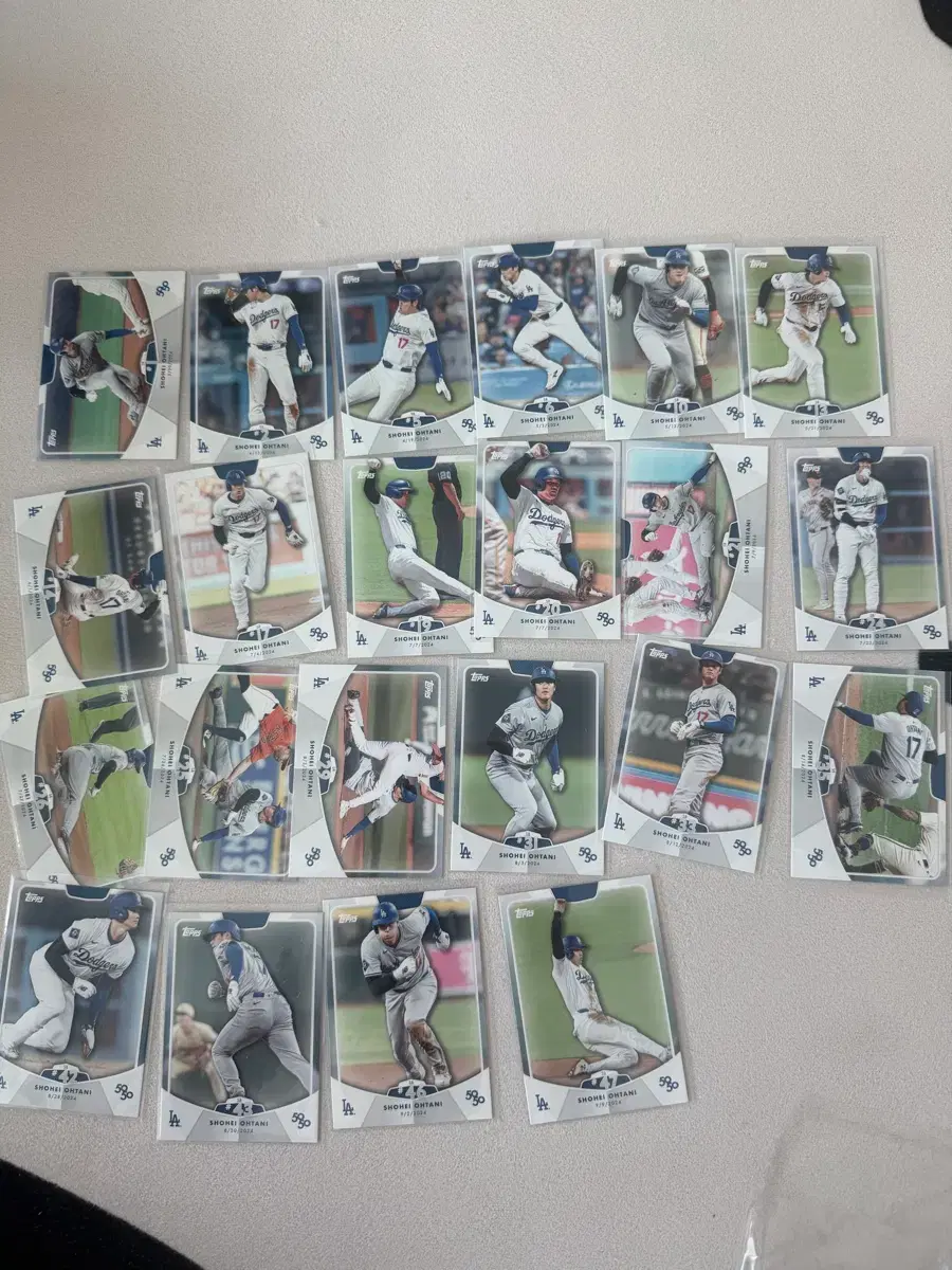 오타니 50/50 기념 카드 22장 일괄 판매합니다