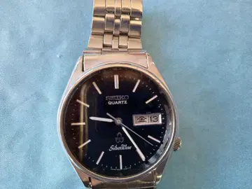 세이코 실버 웨이브 8229-703B OH 완료 블랙 다이얼