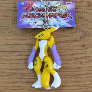 [ 미사용 새상품 ] 디지몬 테이머즈 레나몬 액션 메탈 키링