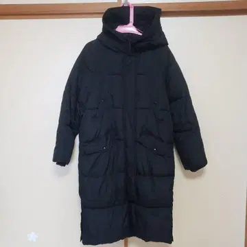 SPAO REGIMENT 후드 부착 다운 코트 M 블랙