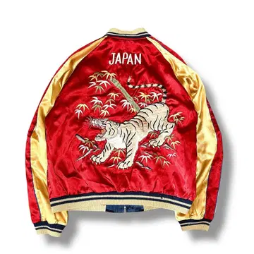 레어 테일러 토요 사사토라 스카잔 레드 네이비 L 수베니어 자켓