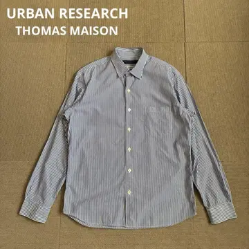 어반 리서치 토마스 메이슨 스트라이프 셔츠 M 레귤러 카라