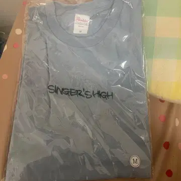 SINGER'S HIGH 티셔츠 M 사이즈 라이트 블루
