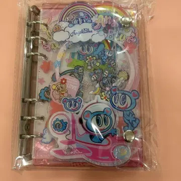 A6 엔젤 블루 바스락 노트 아크릴 바인더