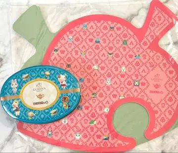 [ 고디바 meets ] 모여봐요 동물의 숲 티 매트 빈 캔 세트