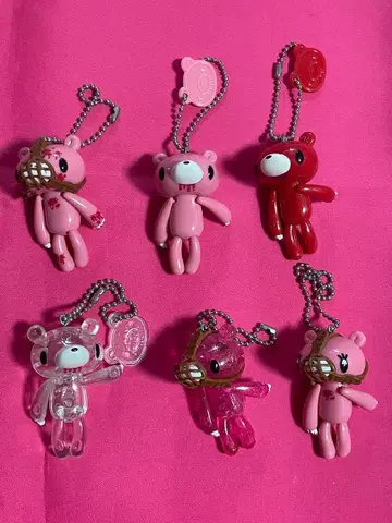 글루미 플란플란 키체인 GLOOMY 글루미 6개 세트