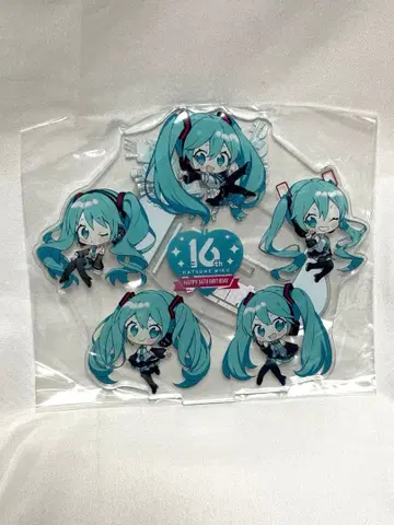 하츠네 미쿠 프리롤 케이크 아크릴 스탠드 16th 16주년