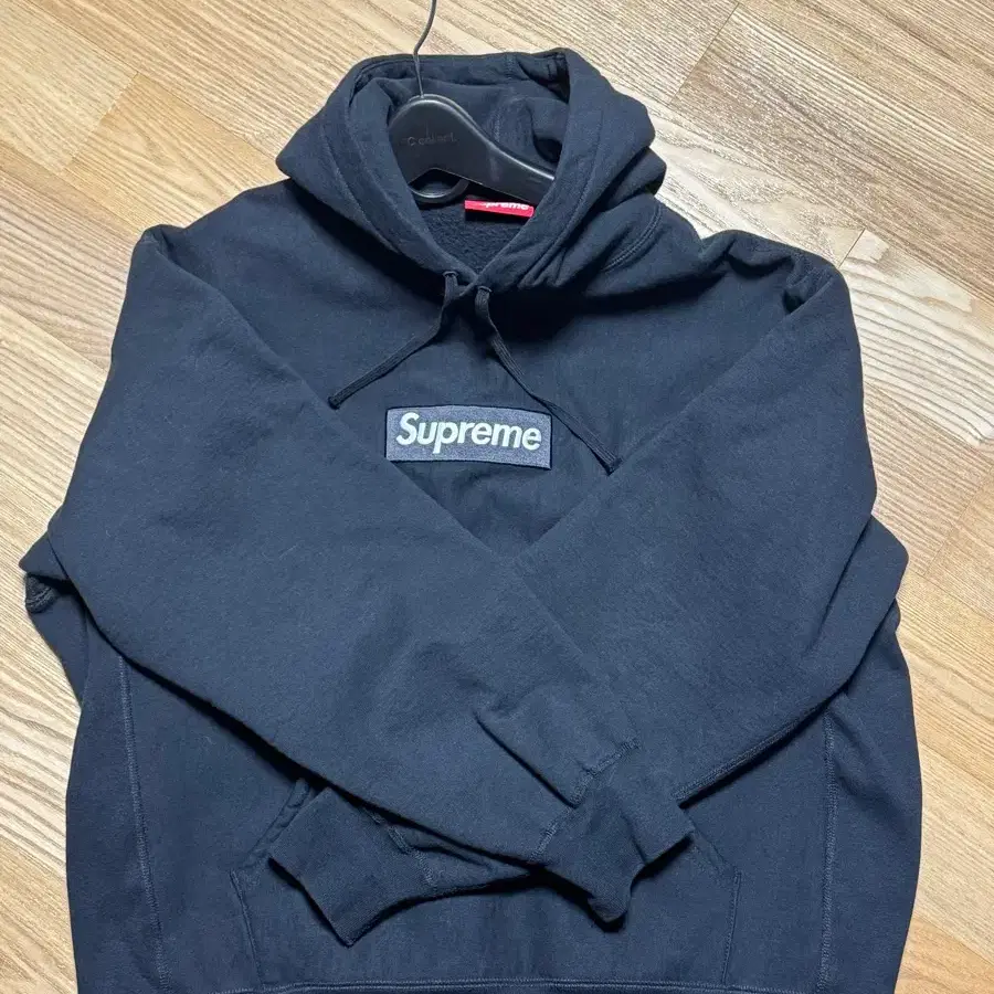 Supreme 24FW Box Logo Hoodie Heather Grey L Size Used on Bunjang