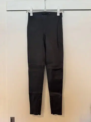 Victoria Beckham 가죽 팬츠 빅토리아 베컴 블랙