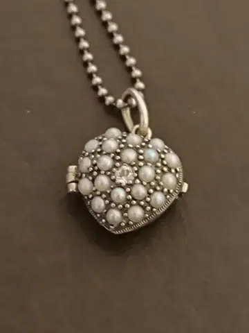 록잔 ROKUZAN 실버 925 로켓 펜던트 목걸이