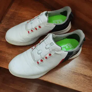 FootJoy 골프화 화이트/네이비/레드